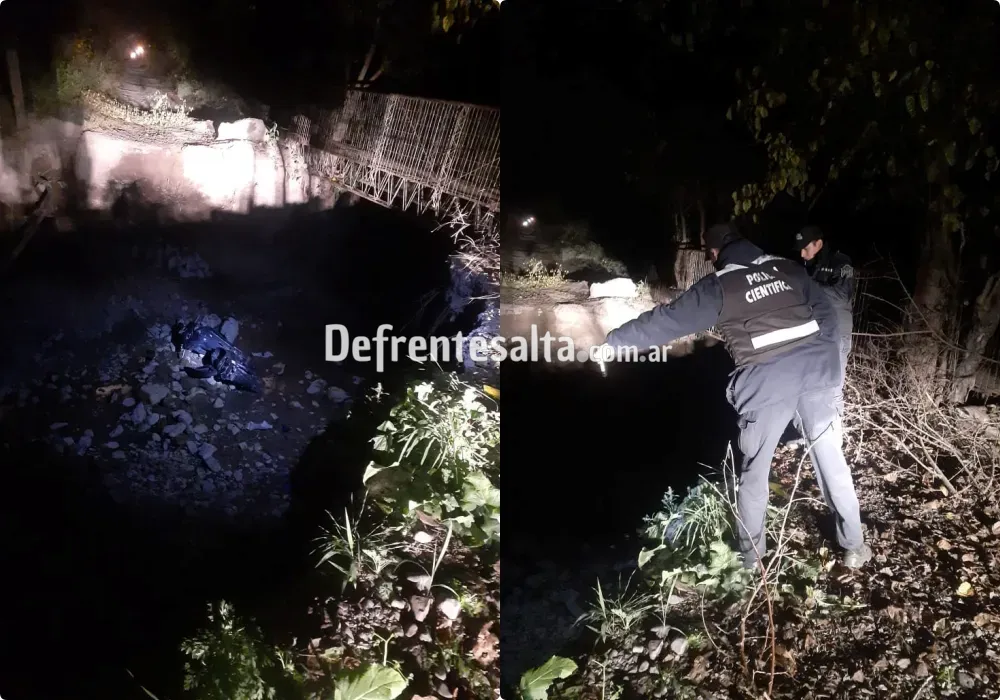 Madre y su hijo cayeron a un canal