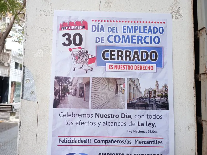 Día Empleado de Comercio.