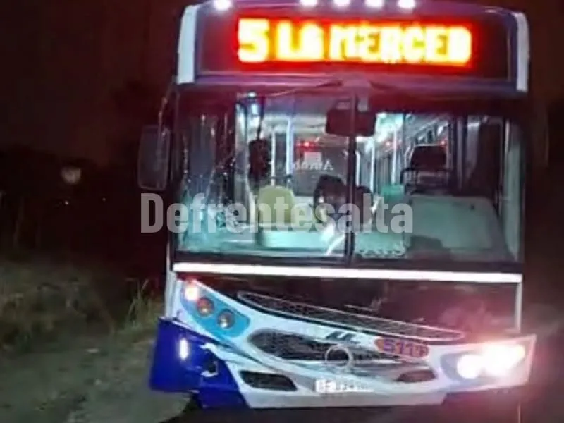 Un colectivo de SAETA atropelló y mató a un peatón. 