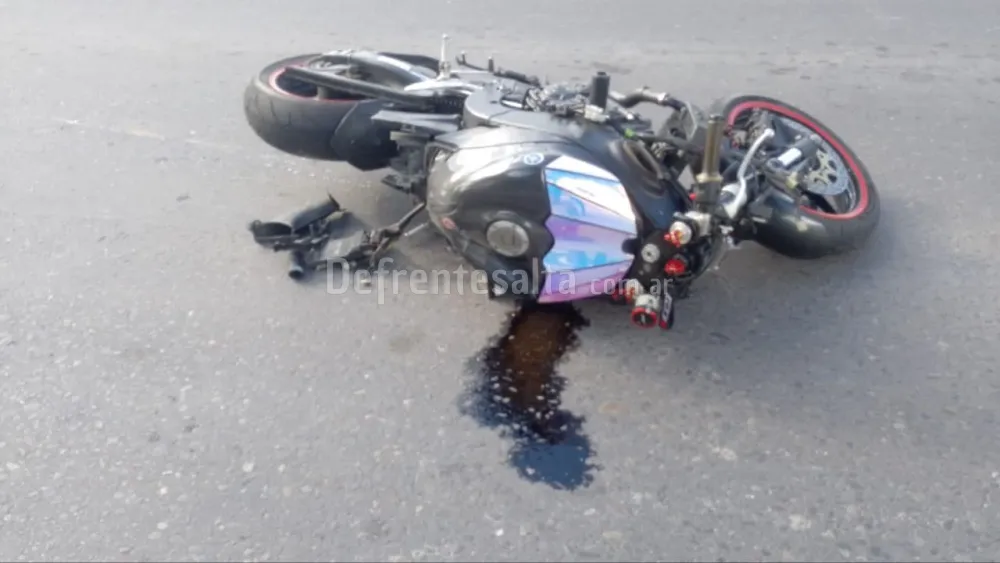 Motociclista - siniestro en avenida Tavella