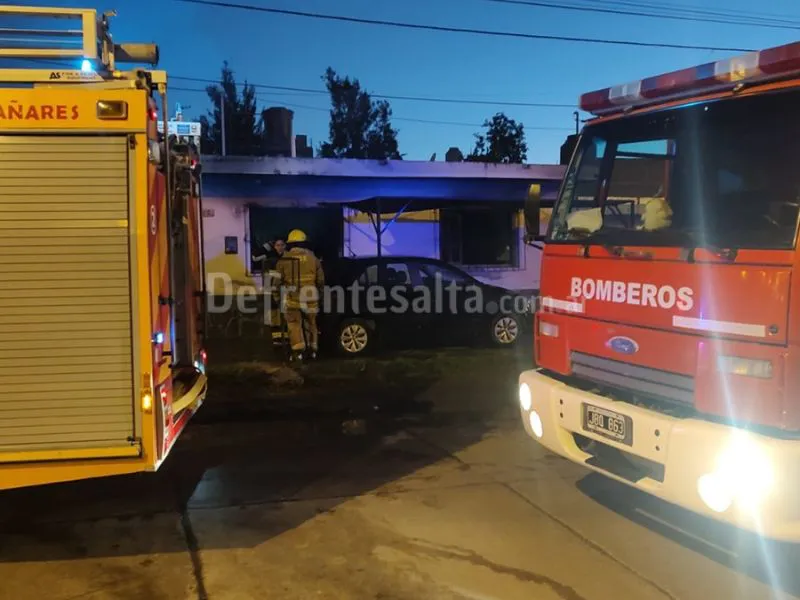 Incendio en calle San Juan. 