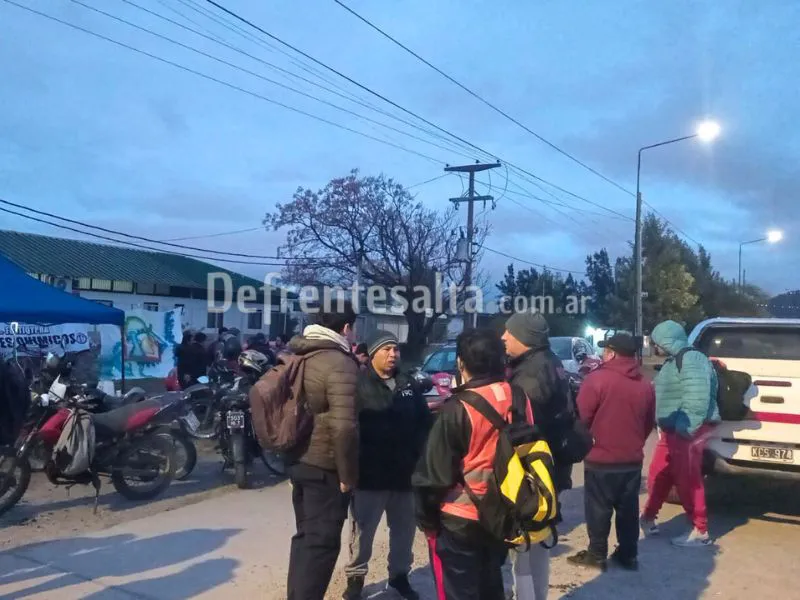 Protesta de trabajadores de ENDA.