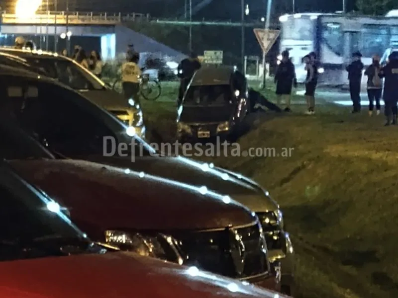 Accidente en barrio El Huaico.