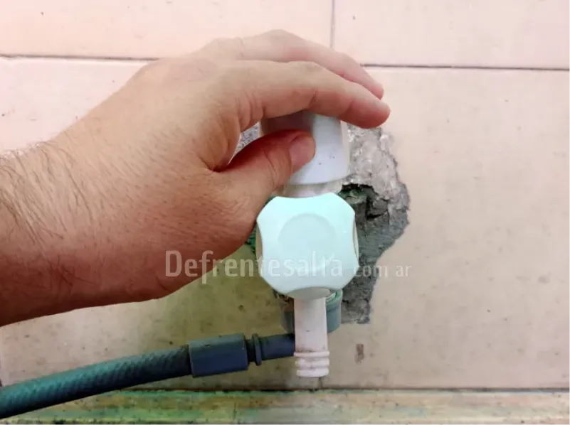 Corte de agua en Salta.