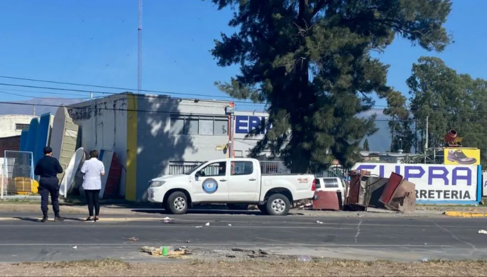 Siniestro vial en avenida Paraguay